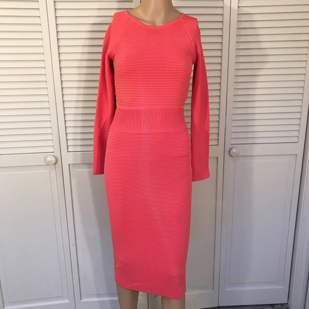 NWT Jonathan Simkhai Ribbed Knit Bodycon Dress XS